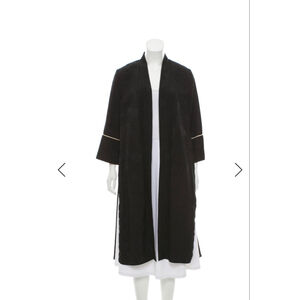 Maje Womens Pleated Jacquard Kimono Size Large 3